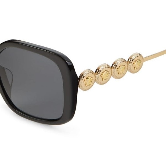 VERSACE BLACK MEDUSA UNISEX SUNGLASSES VE 4375-F - Picture 3 of 5